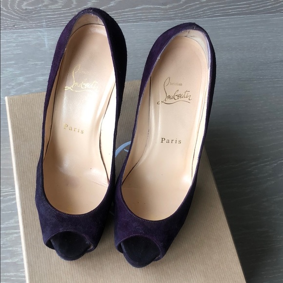 Christian Louboutin Vendome 120 Veau Velours - Picture 6 of 10